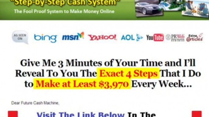 Step By Step Cash System Review + DISCOUNT + BONUS