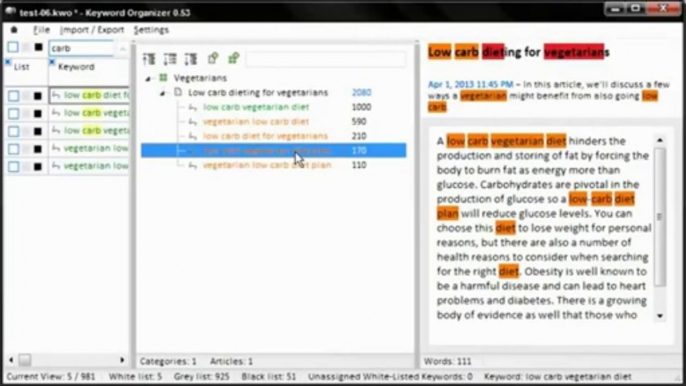 Keyword Organizer Reviews | Keyword Organizer Demo and at up to a 60% discount for 7 Days only !