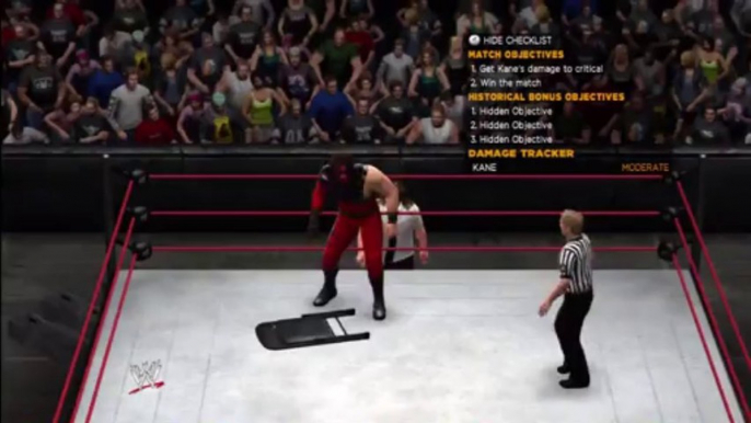 Xbox 360 - WWE 13 - Mankind - Match 2 - Mankind vs Kane