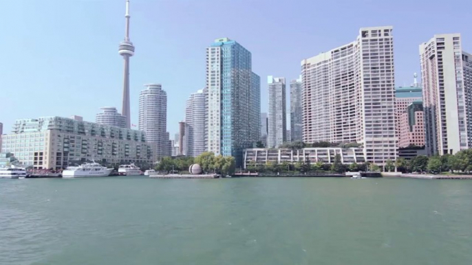 Toronto, Canada. Bus-Boat tour. St. Lawrence Market. Dundas Square. July 2012. HD