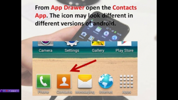 Samsung Android Device: How to Merge Duplicate Contacts