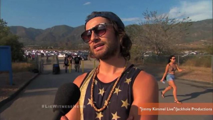 Jimmy Kimmel Pranks Concert Goers with Fake Band Names