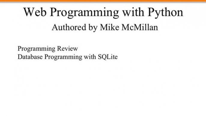 Learn Python Web Programming - Start Web Programming with Python