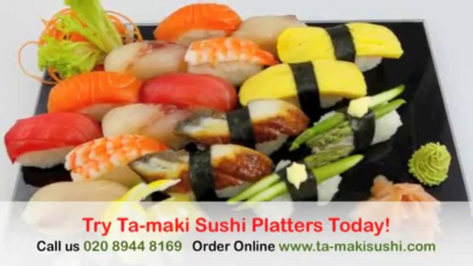 Ta-maki Sushi Party Platters - Traditional and Vegetarian Sushi