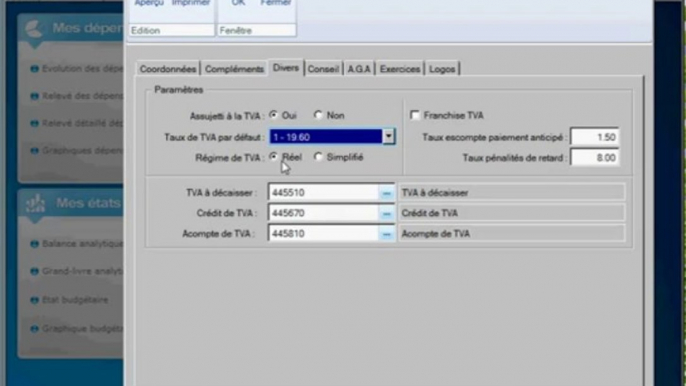 Comptable fiscaliste - gestion tva réel ciel comptabilité libérale.