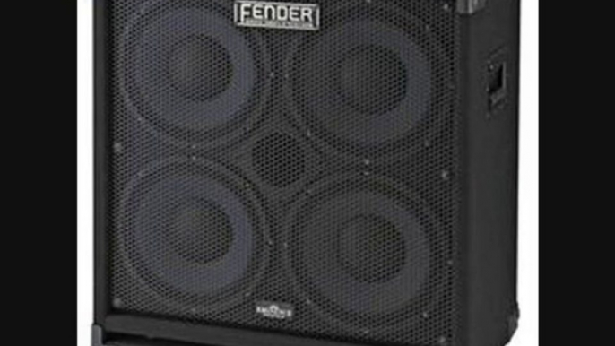 Fender Rumble 4x10 Speaker Cabinet Review