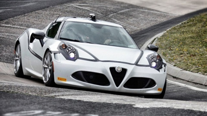 L'Alfa Romeo 4C sur le Nurburgring