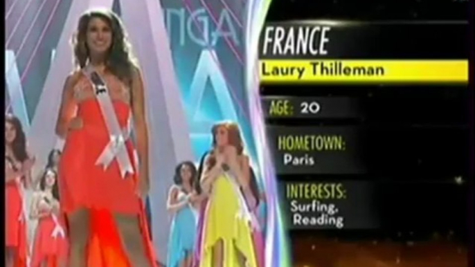 Miss Univers. Laury Thilleman dans le Top 10