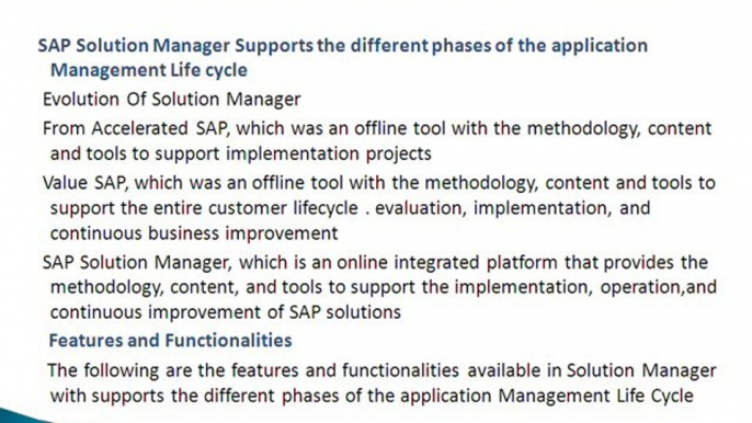 Sap Solution Manager(SM)PROFESSIONAL ONLINE TRAINING IN SOUTH AFRICA@magnifictraining.com