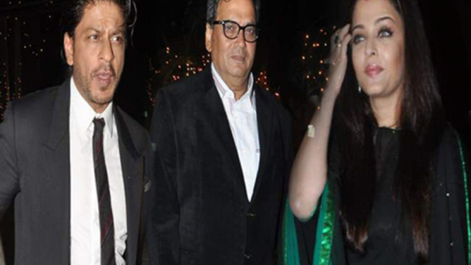 Shahrukh Aishwarya At Subhash Ghais Party