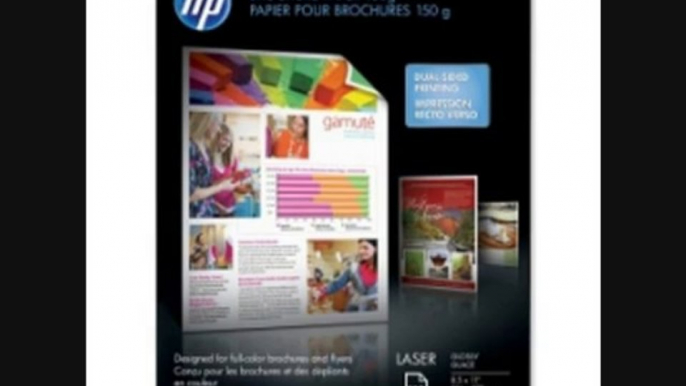 Hp Brochure Glossy Sheets Inches Review