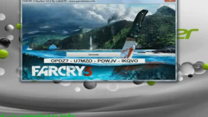 Far Cry 3 Keygen -- Updated August 19th -- PC, XBOX, PS3