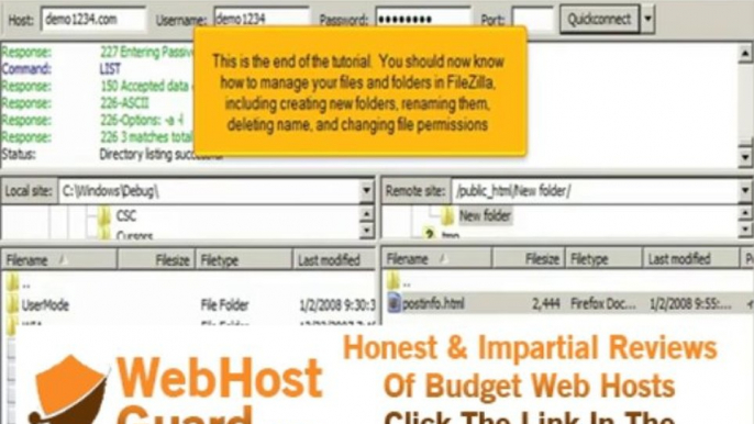 Managing Files in FileZilla | Name.com Website Hosting Tutorial