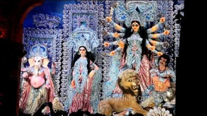 Durga Puja idol in Kolkata Durga Celebrations