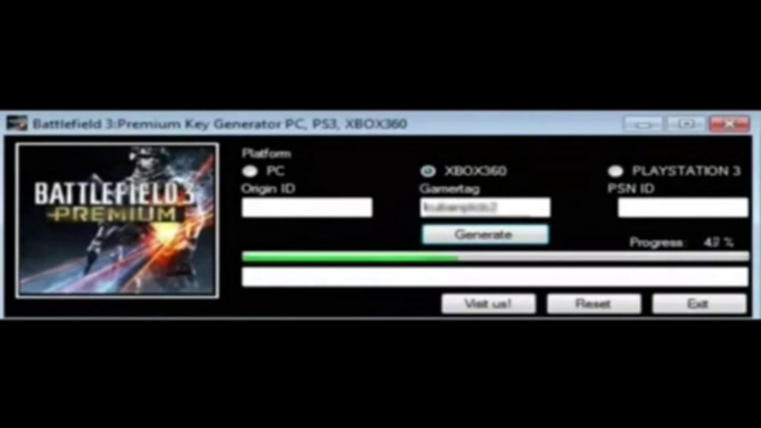 Free Battlefield 3 Premium key generator Download