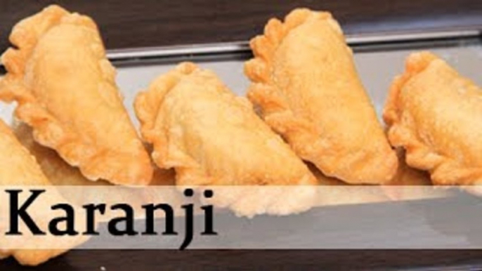 Karanji - Diwali Special Sweet Snacks Recipe - Crispy Sweet Dish Recipe by Ruchi Bharani [HD]