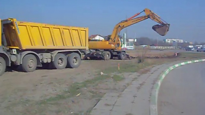 Sofia Ring Road Construction Interchange 03.11.2013