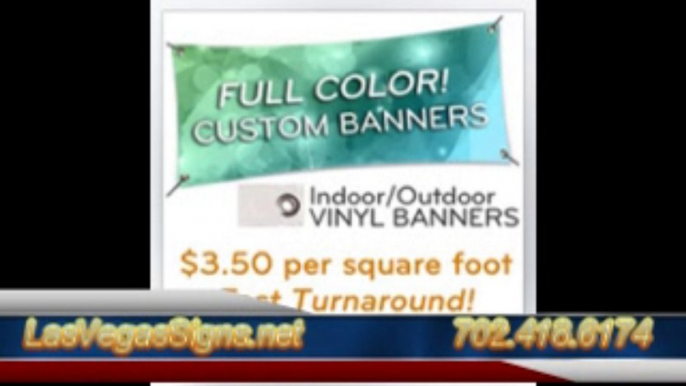 Vinyl Banners in Las Vegas, NV |  702-418-6174