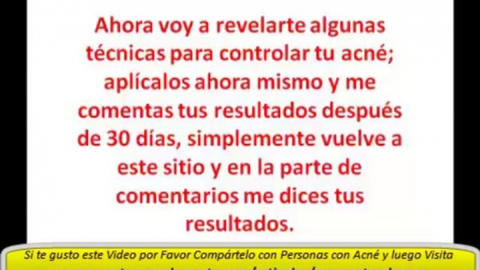 Cura Contra El Acne - CURA CONTRA EL ACNE EL SECRETO