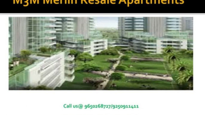 M3M Merlin Resale Apartments In Sector-67 Gurgaon@9650268727