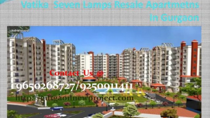 Vatika  Seven Lamps Resale Apartments In Sector 82 Gurgaon@9650268727