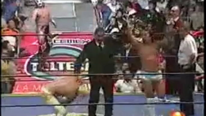 Dr. Wagner Jr. & Último Guerrero vs. Místico & Negro Casas - CMLL