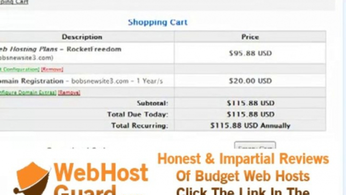 Step by Step Instructions for Web Hosting Sign-Up