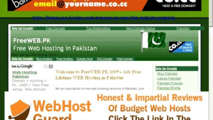 Free WEB Hosting, Free Website & Free Domains, SEO, FreeWEB.PK, Free Pakistan, Free traffic