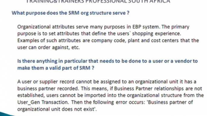 Sap Srm Configurations Training Support@magnifictraining.com