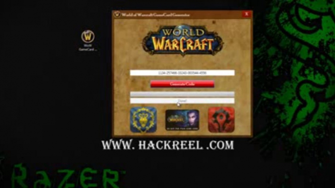 World of Warcraft pre-paid game time card generator [Working] Free WoW game time [2013]