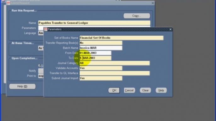 AP 6.3 Transfer Payables to GL