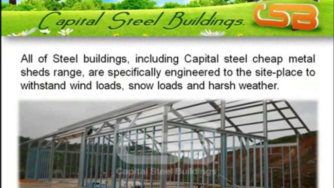 Steel Buildings - Cheap Metal Sheds