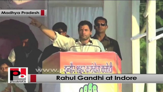 Rahul Gandhi in Indore: Congress-led UPA policies are aimed at empowering aam aadmi