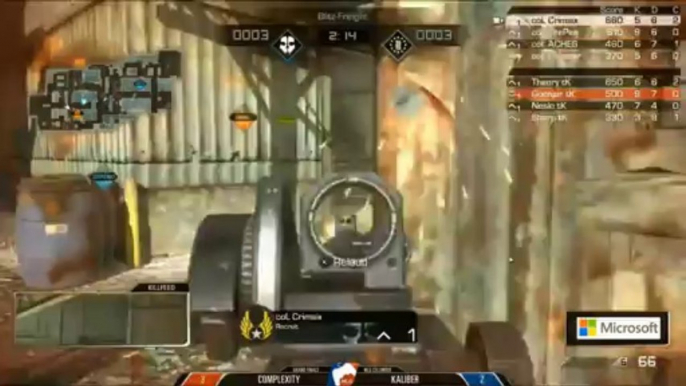 MLG Colombus - VOD - Call of Duty Ghosts - Complexity Vs Kaliber - Game 6