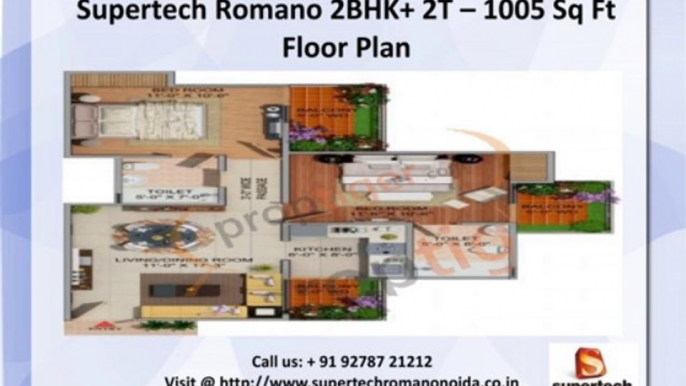 Supertech Romano Adding Class in Your Life - Sector 118 Noida - Call @ 092787-21212