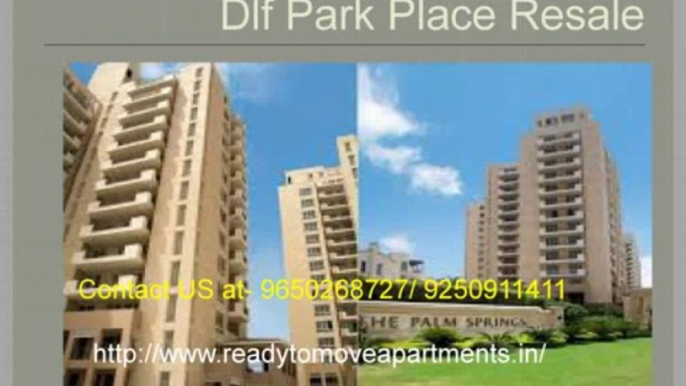 Dlf Park Place Ready To Move Apartments