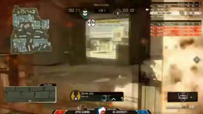 MLG Colombus - VOD - Call of Duty Ghosts - Optic Gaming Vs Adversity - Game 3