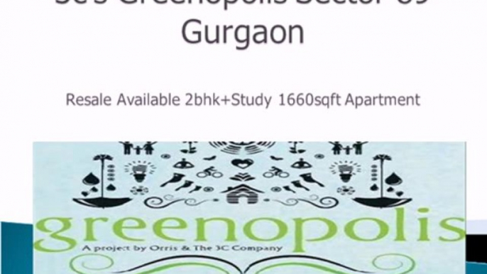 2bhk 1660sqft 3c's Greenopolis Sector 89 Gurgaon Call 9811000286 Sourabh Sharma