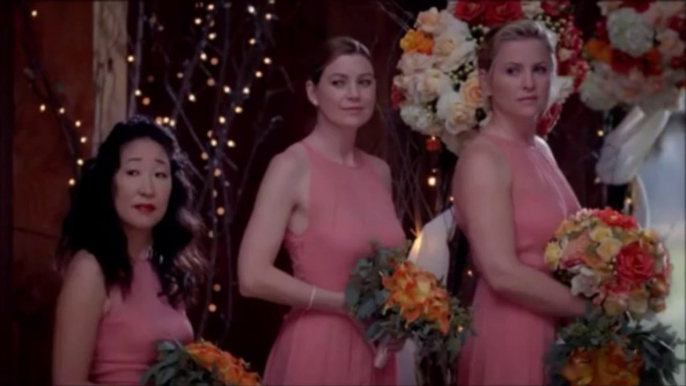 Grey's Anatomy 10x12 Jackson says _I Love You_ at April's Wedding