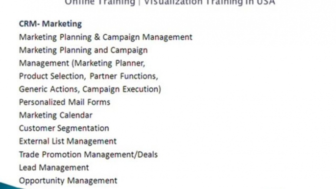 Sap Crm Online Training|Placement Support-Magnific Training