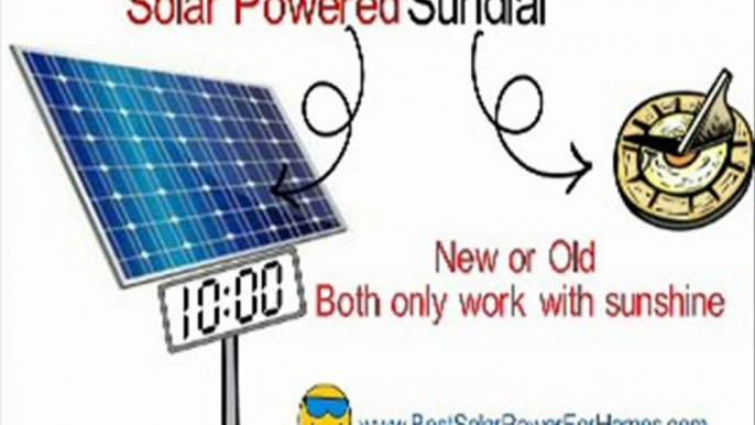 Sundial Best Solar Power for Homes and  Alternative Energy