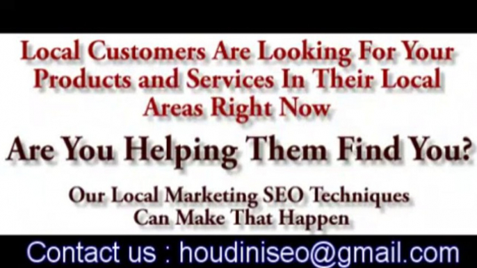 Local SEO services for businesses. Local Internet marketing and advertising for small business that includes local SEO