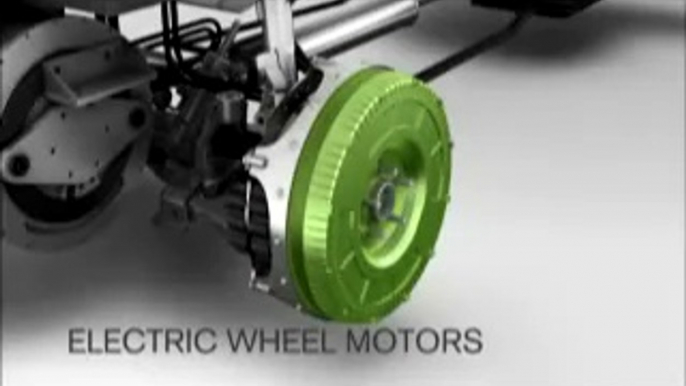 Volvo Electric Car ReCharge Concept hybrid In-Wheel Motor EV