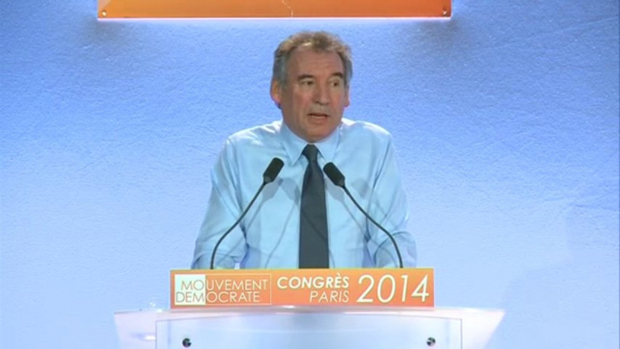 François Bayrou, discours de clôture - 3ème Congrès du Mouvement Démocrate - 180114