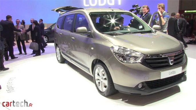 Salon de Genève 2012 : Dacia Lodgy en vidéo