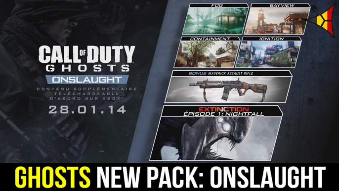 Ghosts // New Pack "Onslaught" - Présentation officielle du pack [FR] Call of Duty | FPS Belgium