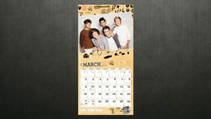 One Direction 2014 Calendar: 18 Month Review