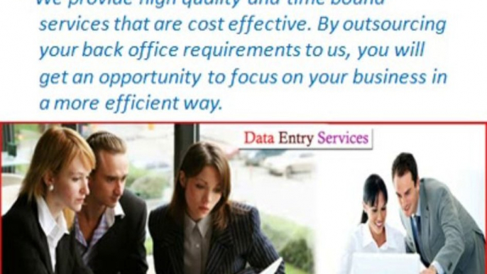 Outsource Data Entry Services