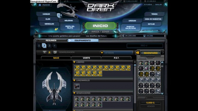 GAMEWAR.COM - BUY SELL TRADE ACCOUNTS - Sell account of Spain 1 - DarkOrbit