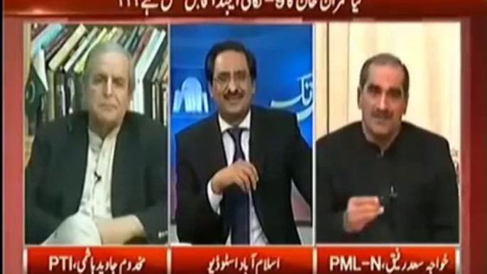 Javed Chaudhry Ka Program BayHoda Hai - Javed Hashmi Extremely Angry On Javed Chaudhry